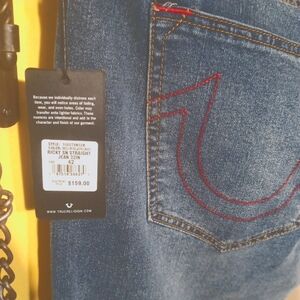 True religion designer jeans size42 mens with a pricetag says$158originally